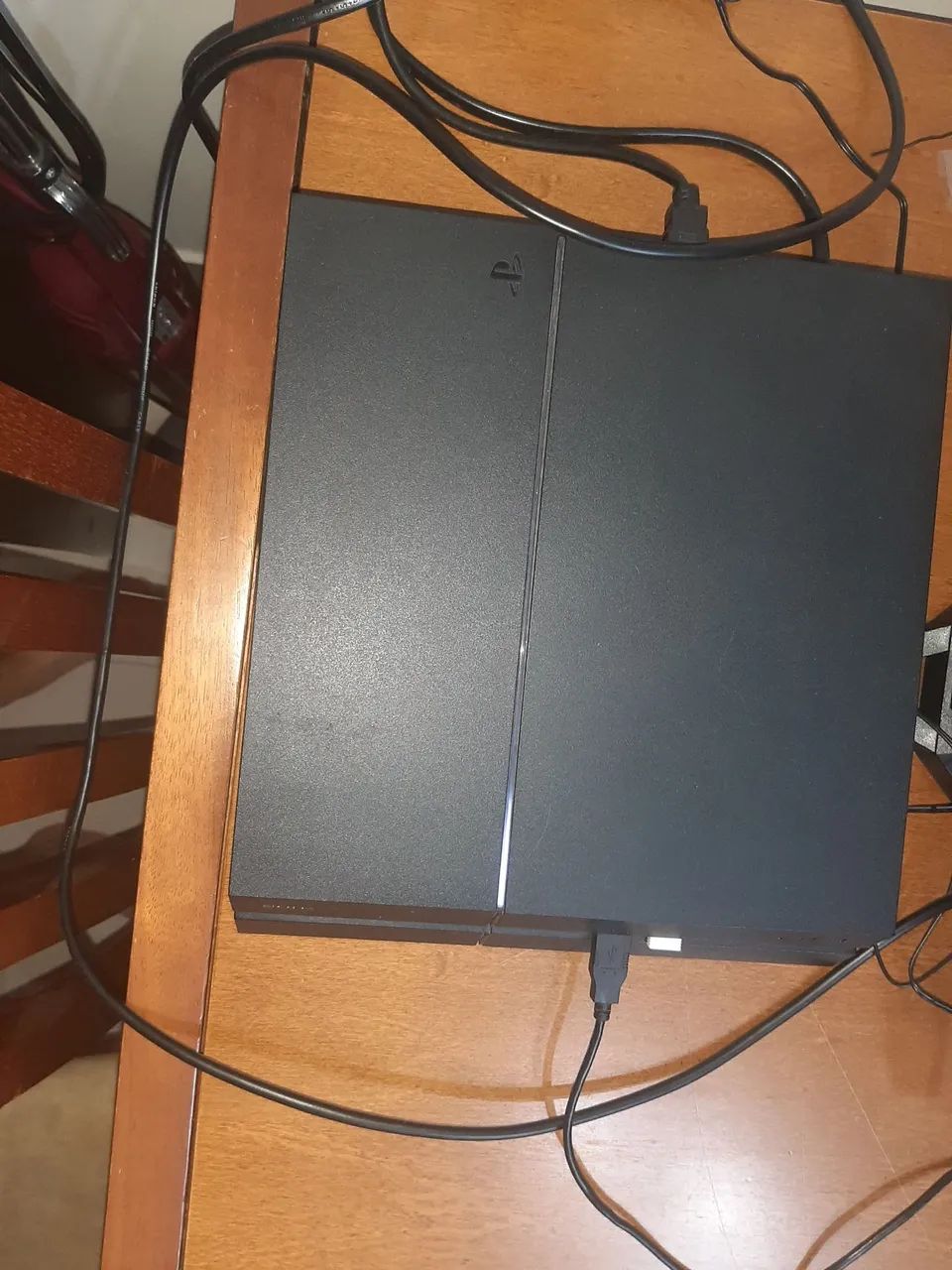 Console PS4 Slim 500GB, 2 controles funcionais, cabo HDMI, cabo de força e cabo USB - Foto 2