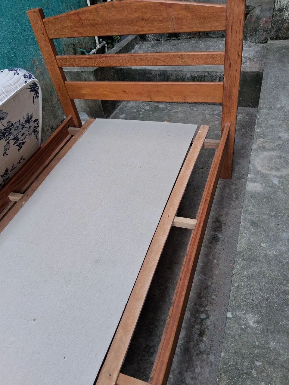 Cama solteiro madeira  - Foto 4