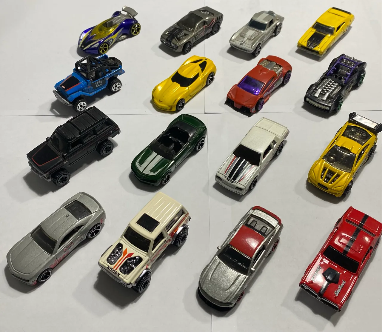 Lote 6 Hot Wheels Muscle Cars - Dodge Charger, Challenger e