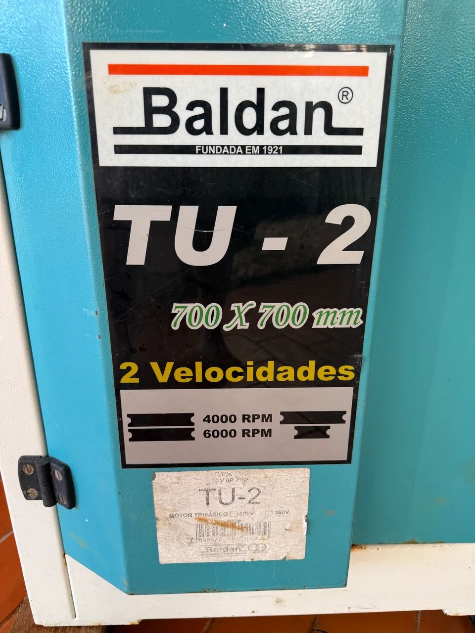 Tupia de mesa Baldan TU-2 Trifásico 2 fresas de brinde  - Foto 5