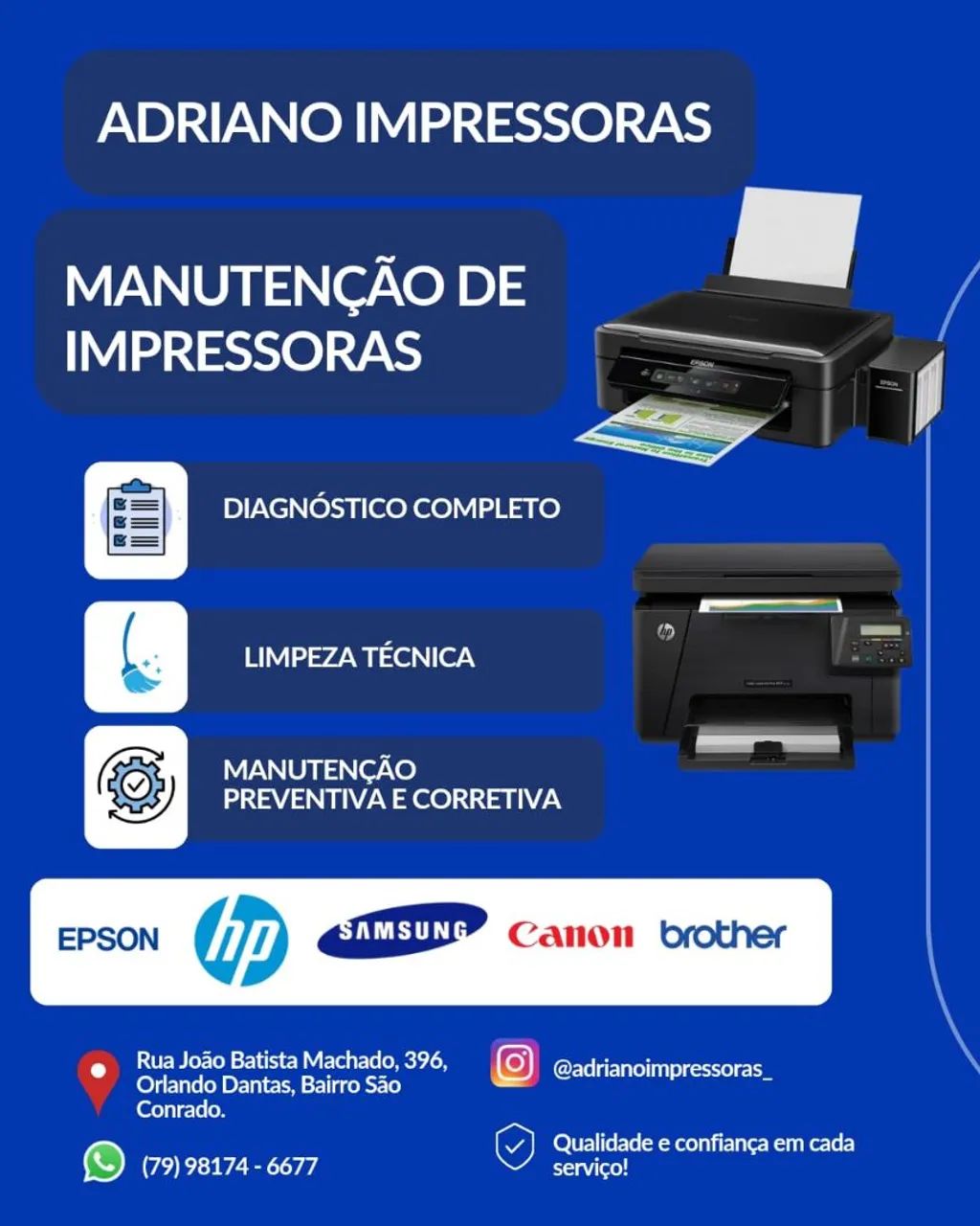 Manutenção em impressoras 