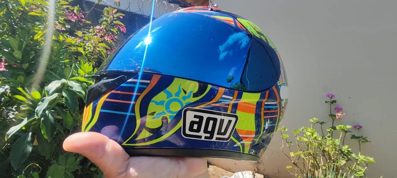 Capacete agv K3 five continents - Foto 5