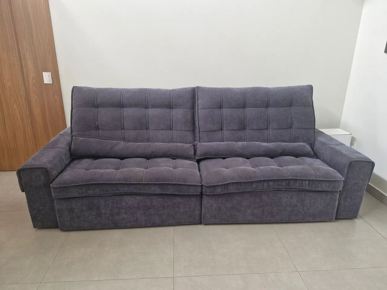 Sofá seminovo 3m - Foto 3