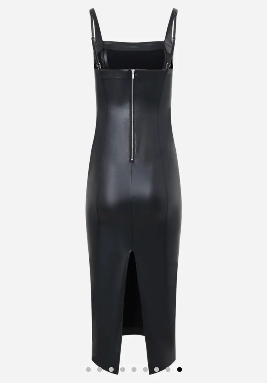 Vestido Preto PU - Foto 2