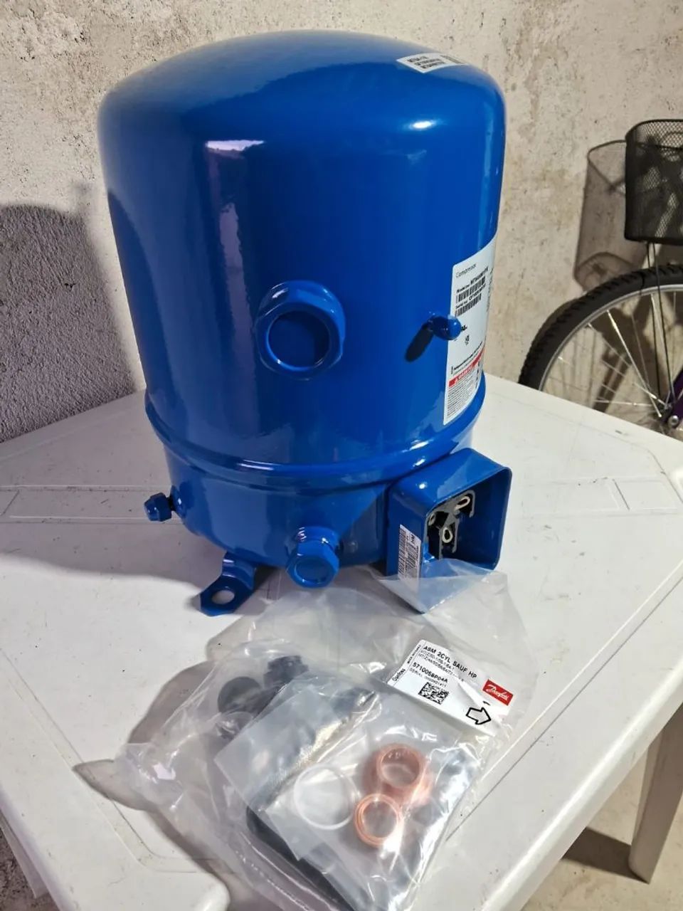 Compreensor novo Danffos 5.5hps monofásico <br> - Foto 4