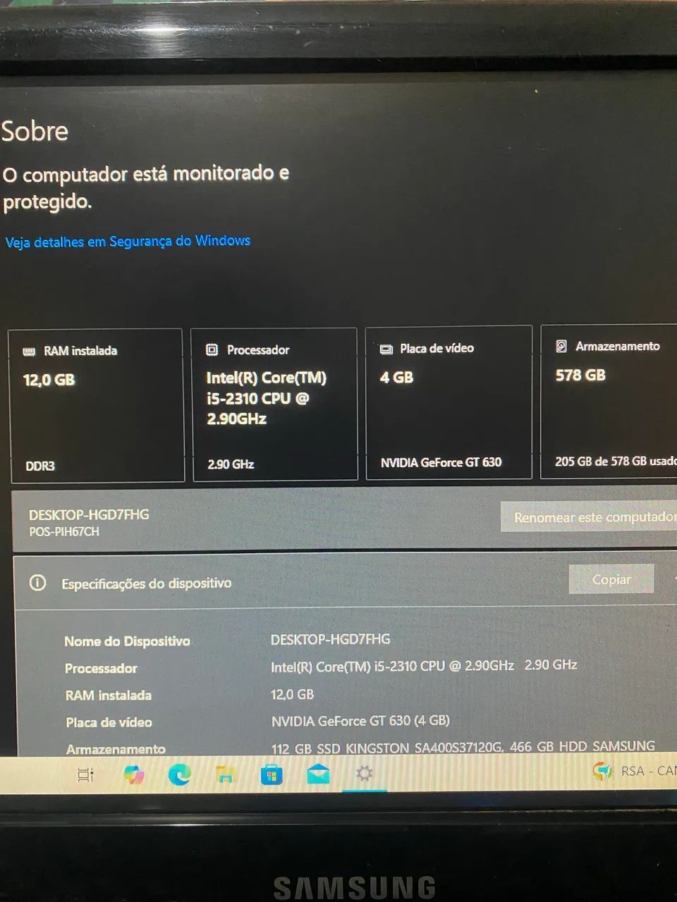 COMPUTADOR COMPLETO  - Foto 4