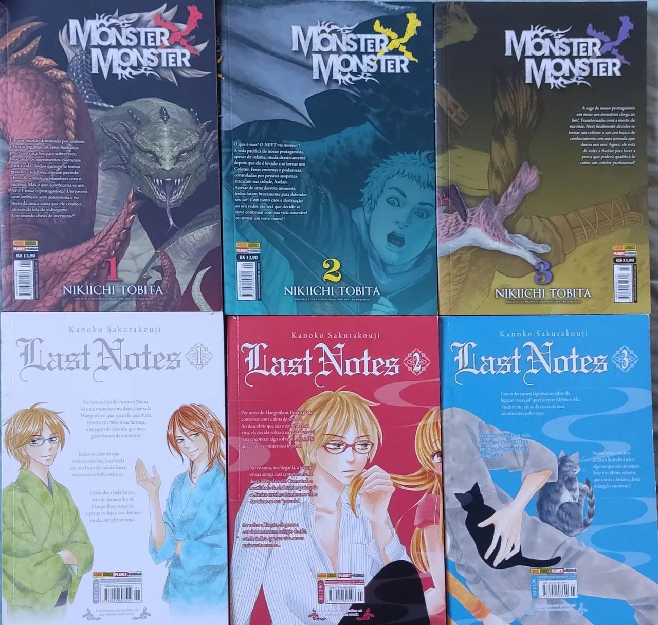 MonsterXMonster e Last Notes Completos - Livros e revistas