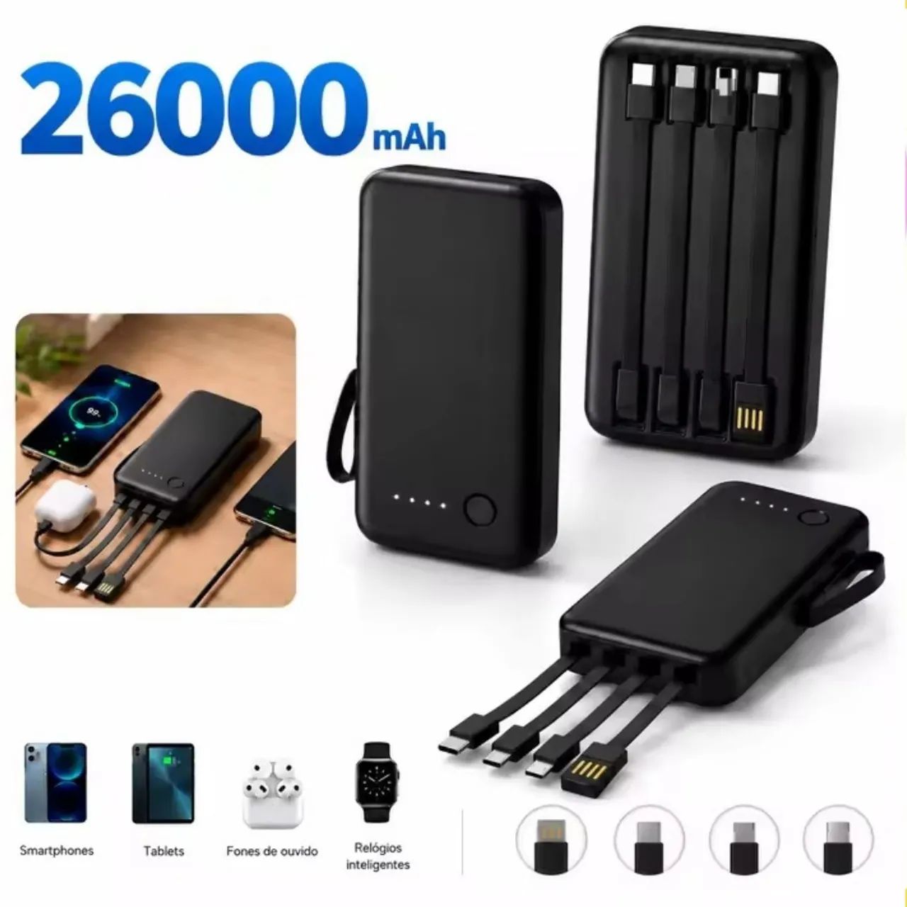Power bank 26000 ( já carregado )  - Foto 2