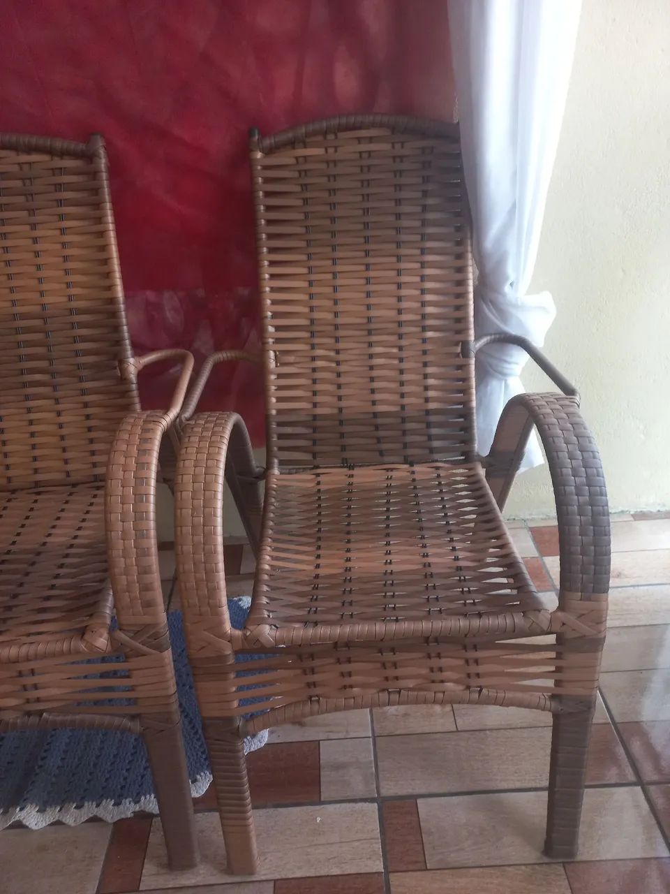Cadeira fibra sintético 
