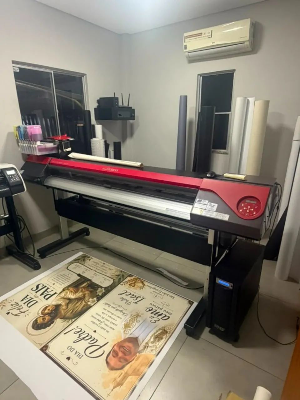 PLOTTER IMPRESSAO ROLAND RF640 ECOSOLVENTE - Foto 2