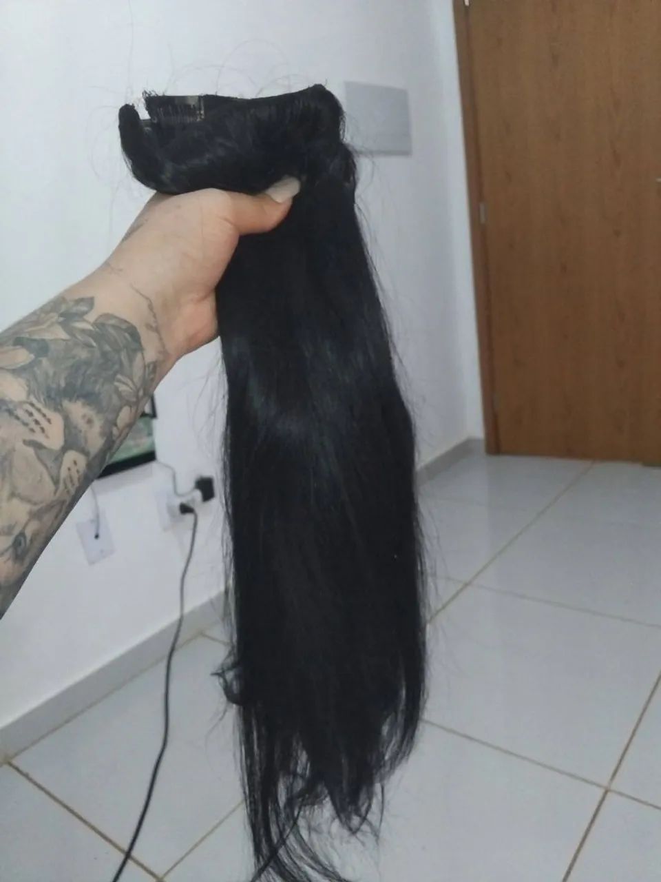 cabelo humano no tictac - Foto 4