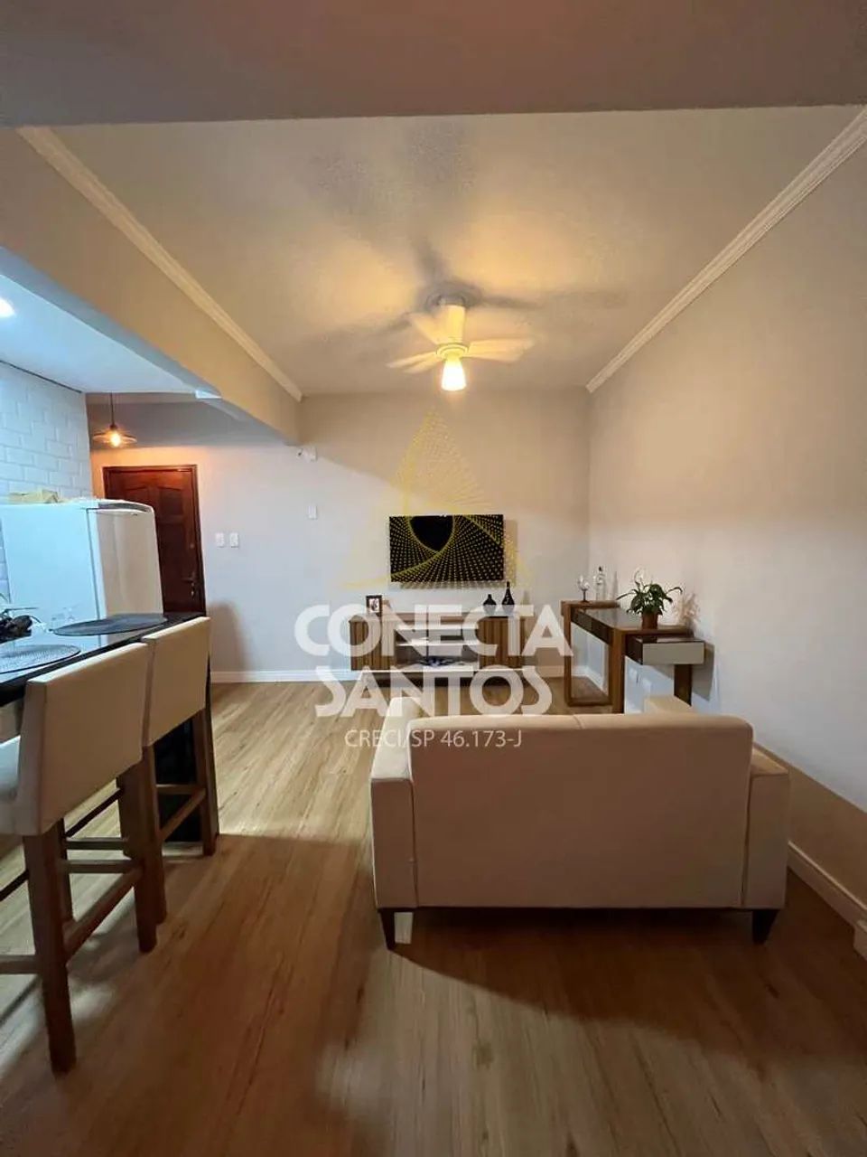 Apartamento com 1 quarto, Centro, São Vicente - R$ 300 mil, Cod: 529 - Foto 2