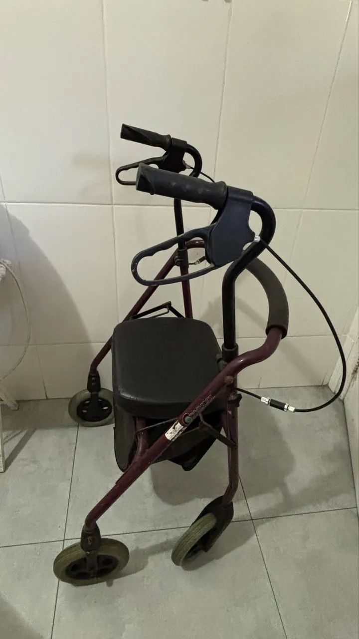 Carrinho para idosos 4 rodas - Foto 4