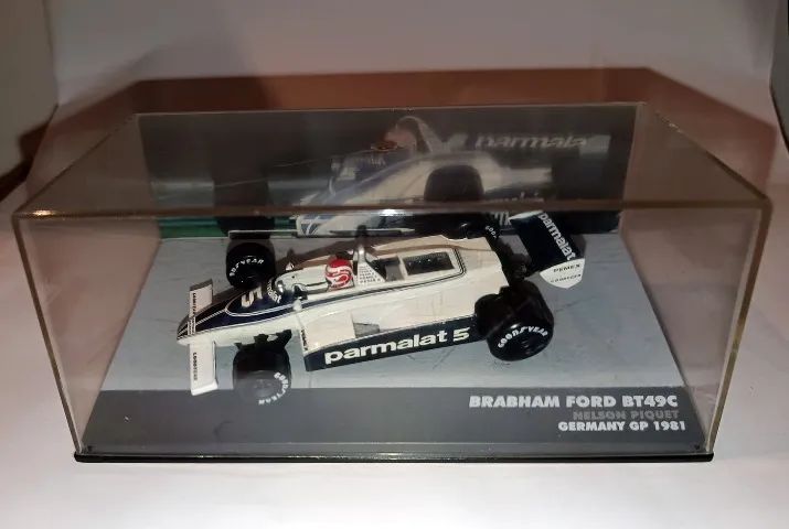 Miniatura Fórmula 1 Brabham Ford BT49C (1981) Nelson Piquet