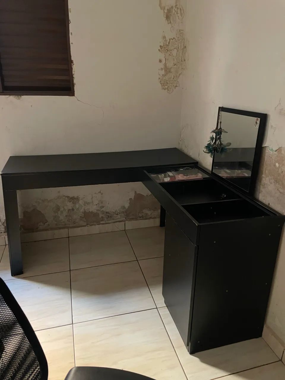 Escrivaninha penteadeira com espelho - Foto 4