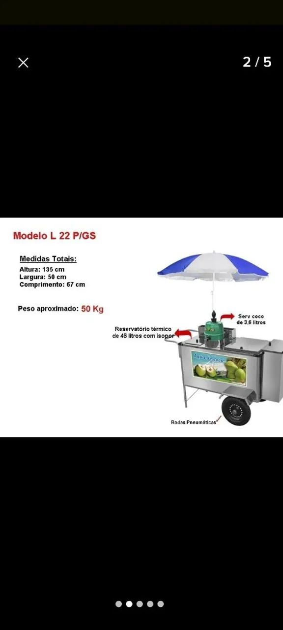 Carrinho de côco cefaz novo  - Foto 4