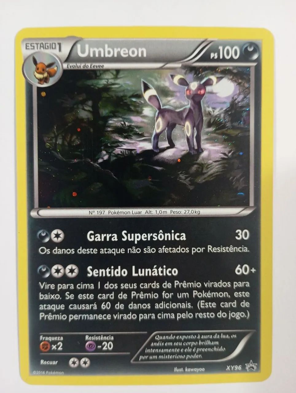 Carta Pokémon Umbreon (xy96)
