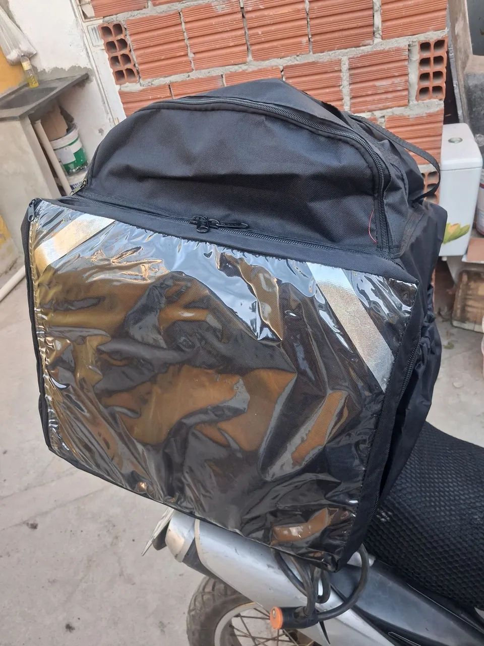 Bag motoboy nova no plástico 45L