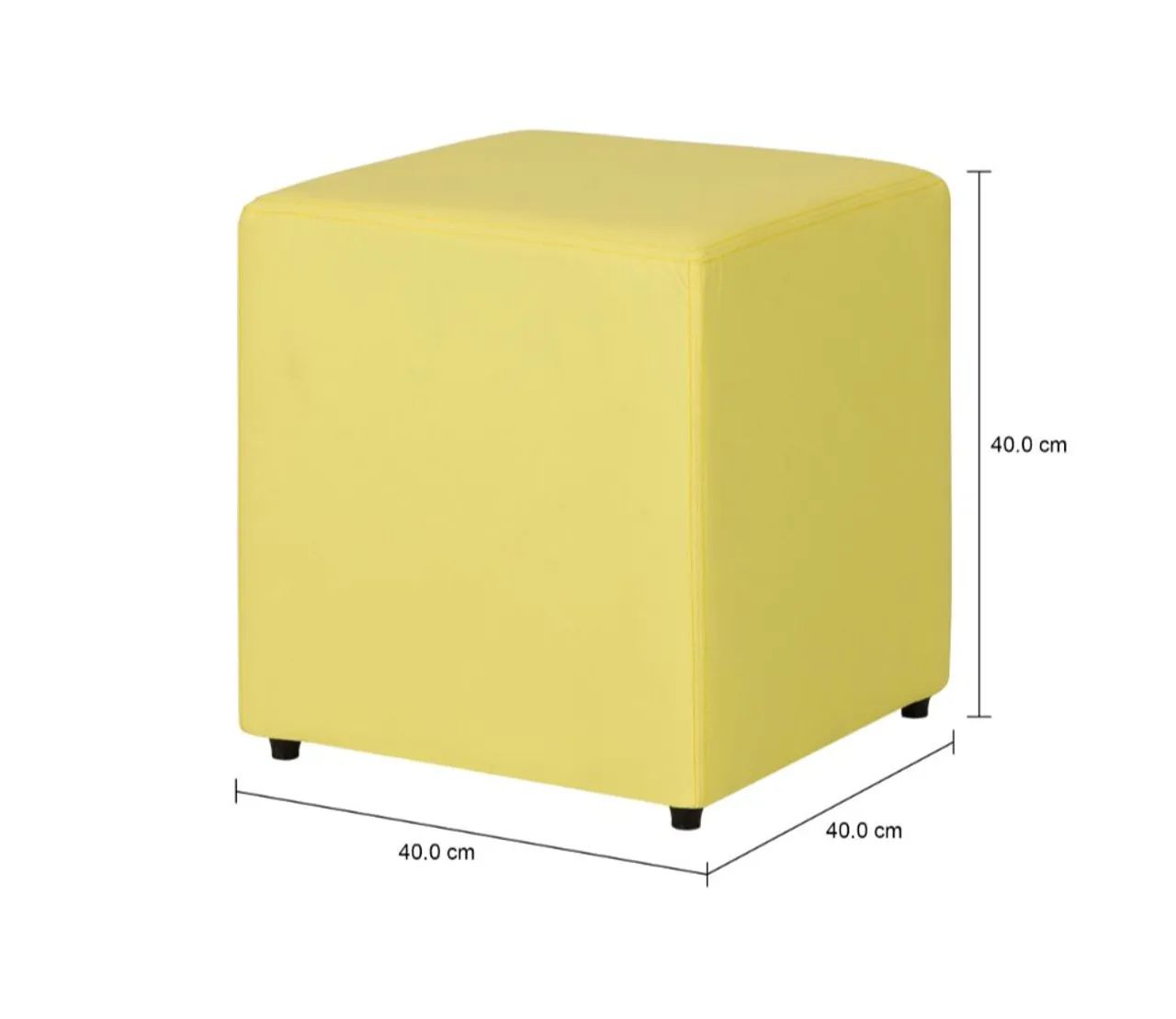 Puff amarelo Tok&Stok - Foto 2