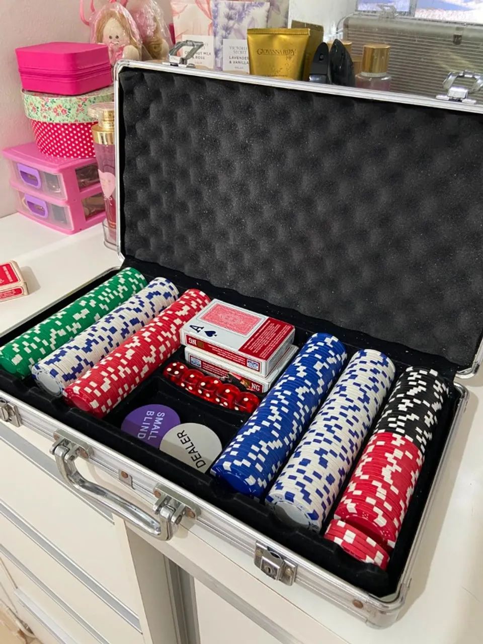 MALETA PROFISSIONAL DE POKER - KIT COMPLETO - Foto 3