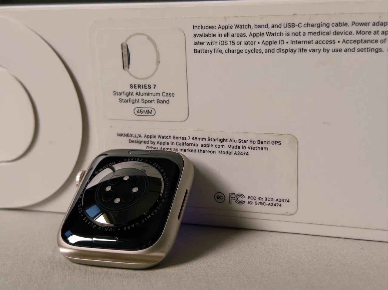 Apple Watch Series 7 45MM (Silver) - Foto 2