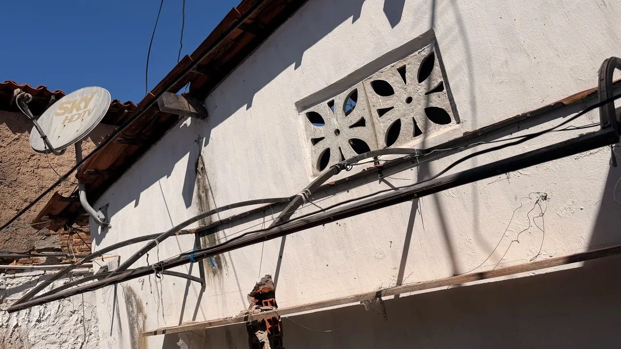 Toldo sem a cobertura 