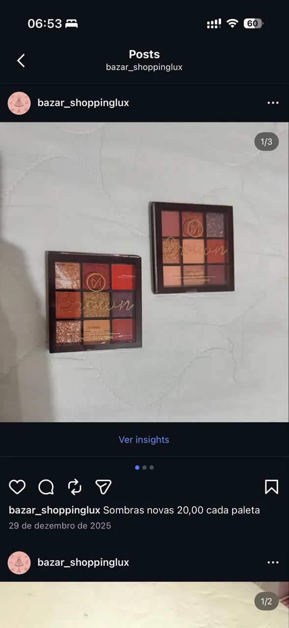 Paleta nova sombras 20,00