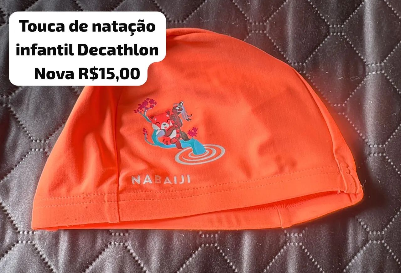 Touca de natação infantil 