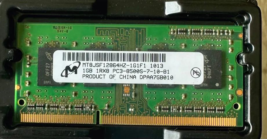 Memoria 1GB Ddr3