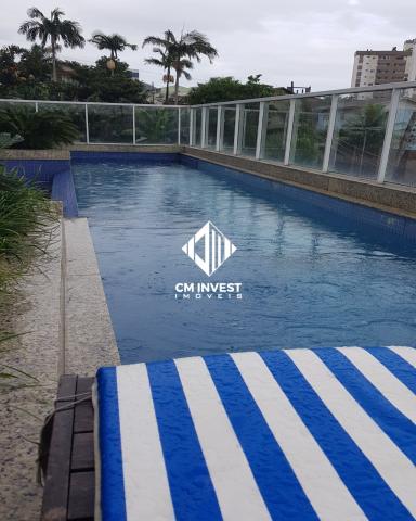 Apto com piscina + 2 vagas + vista mar + mobiliado + excelente localização