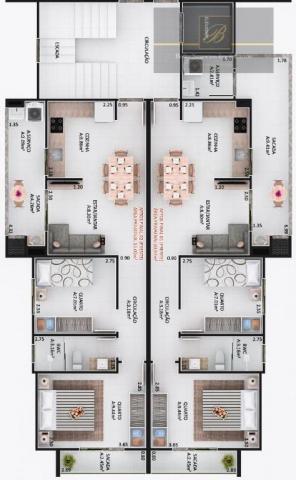 Apartamento com 2 dormitórios à venda, 48 m² por R$ 195.000 - Bom Retiro - Joinville/SC - Foto 6