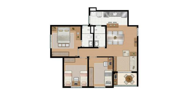 Apartamentos com 2 ou 3 dorms, suite e lazer completo em Diadema - Foto 17
