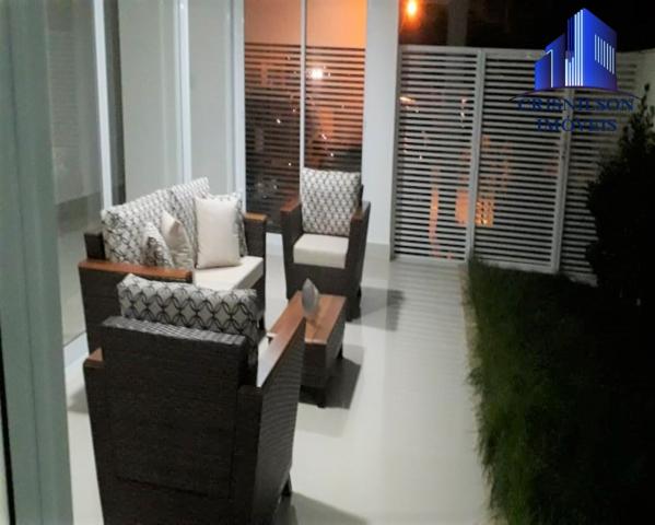 Casa à venda alphaville salvador ii, nova, r$ 2.400.000,00, piscina, espaço gourmet! - Foto 4