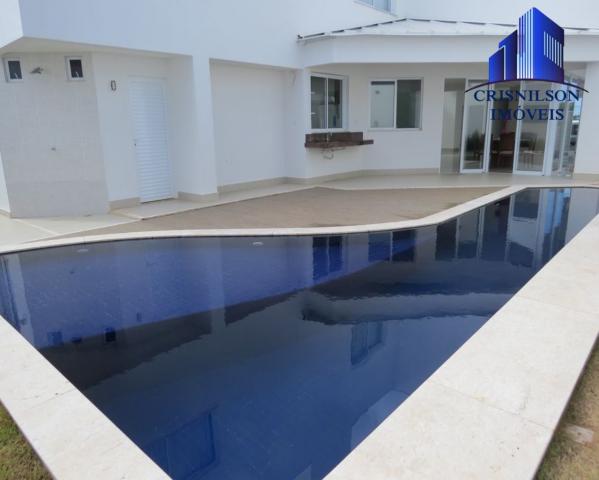 Casa à venda alphaville salvador ii, nova, r$ 2.400.000,00, piscina, espaço gourmet!