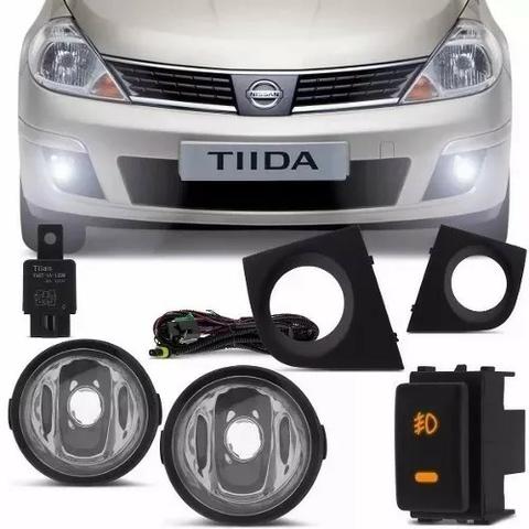 Kit Farol Milha Neblina Nissan Tiida 2005 2006 2007
