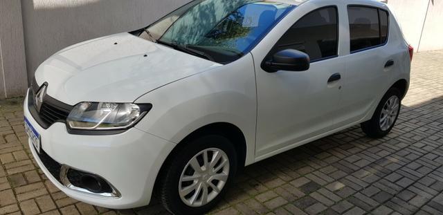 Renaut Sandero Authentique Flex 1.0 2018 a baixo da Fipe - Foto 2