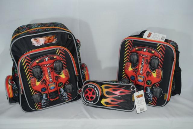 Imperdível Kit Mochila Escolar Infantil (3 peças)