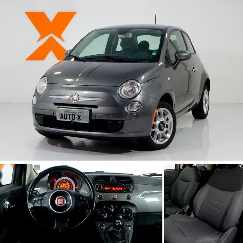 Fiat 500 Cult 1.4 Flex 8V EVO Mec. - Cinza - 2012 - Foto 15