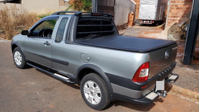 FIAT STRADA ADVENTURE 1.8 ANO 2008 FLEX