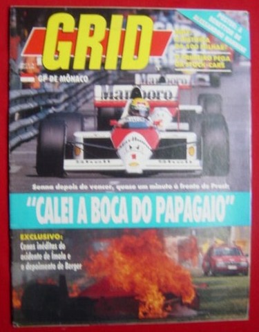 Revista Grid - Ayrton Senna - 1989