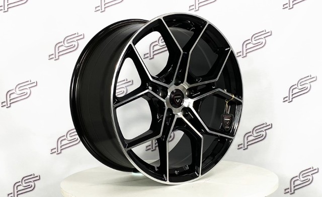 Rodas Vittoria Turim Preto Diamantado 5x112 - 19x8,5 e 19x9,5 - Foto 3