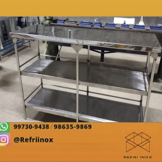 Mesa ,pia coifa de inox ,Exaustor - Foto 5