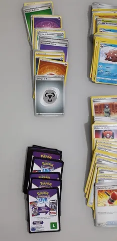 Lote de 1000 cartas Pokemon - Escorrega o Preço