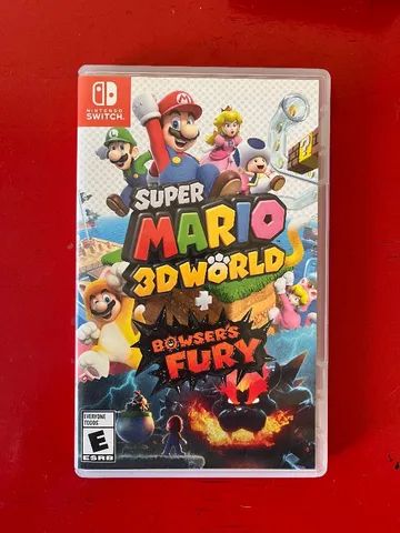 Jogo Super Mario 3D World + Bowser's Fury Nintendo Switch Mídia