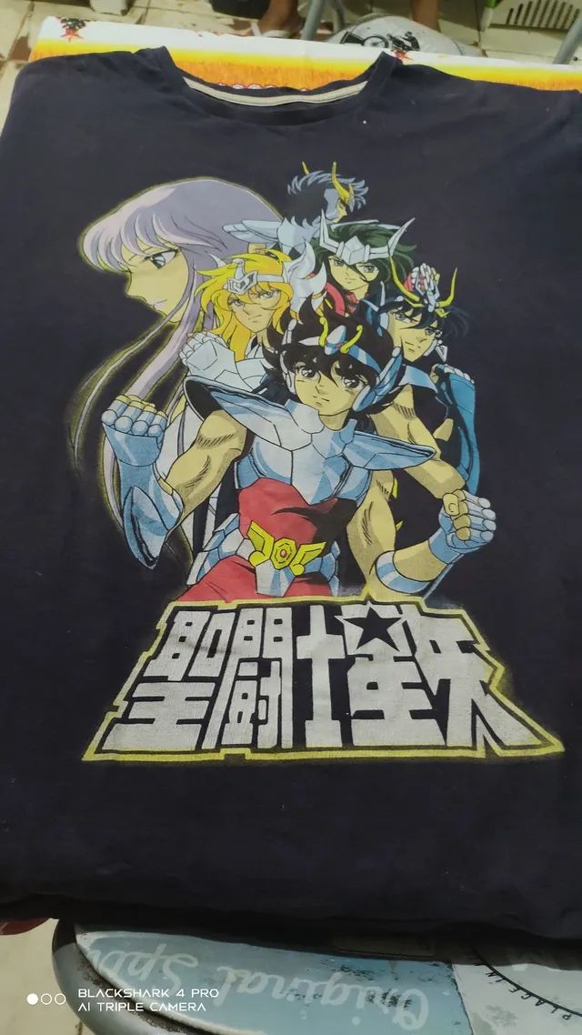 Camisa Manga Longa Ikki de Fênix - Cavaleiros do Zodiaco