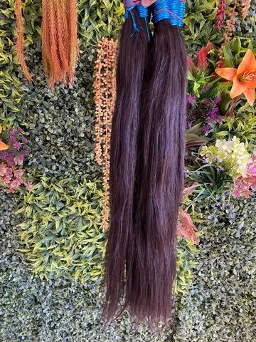 Cabelo humano liso de 75cm  - Foto 4