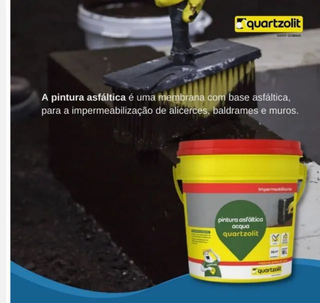 Quartizolit para pintura asfáltica acgua 18LTS a base d'água  - Foto 3