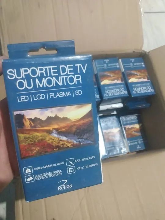 Suporte de Parede para TV -  Corte de Monito - Novo - Foto 2