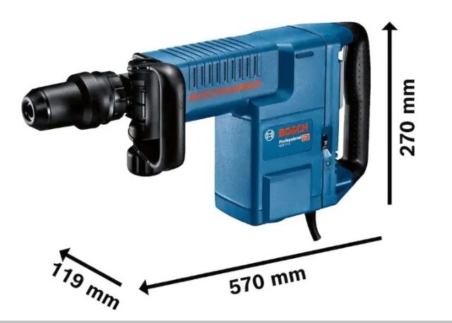 Martelo Demolidor Bosch 1500w 18 6J Epta Com Maleta 220V - Novo - Foto 4