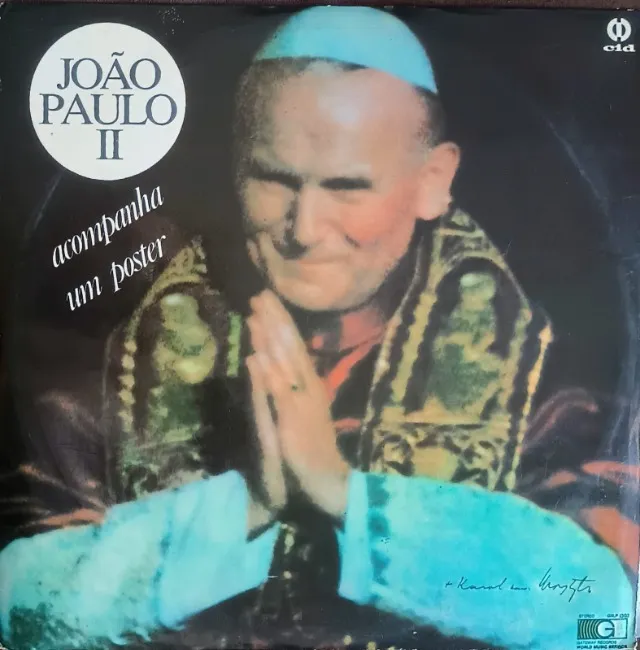 Lp Disco De Vinil Católico - João Paulo Ii - Com Pôster